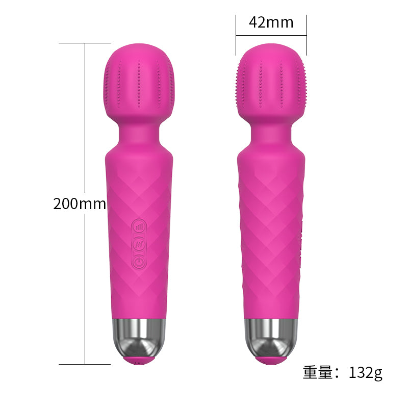 Velvet Pulse Rechargeable Silicone Massager - AV004H