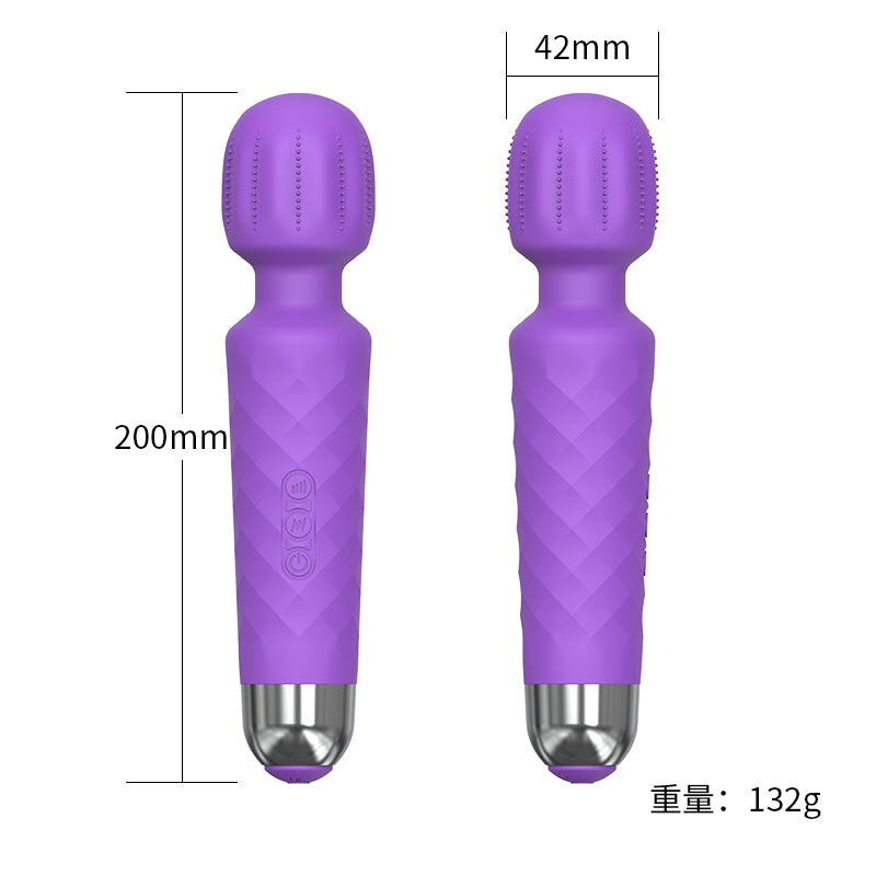 Velvet Pulse Rechargeable Silicone Massager - AV004H