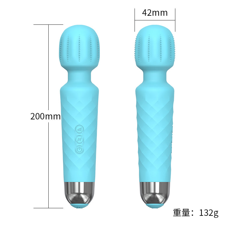 Velvet Pulse Rechargeable Silicone Massager - AV004H