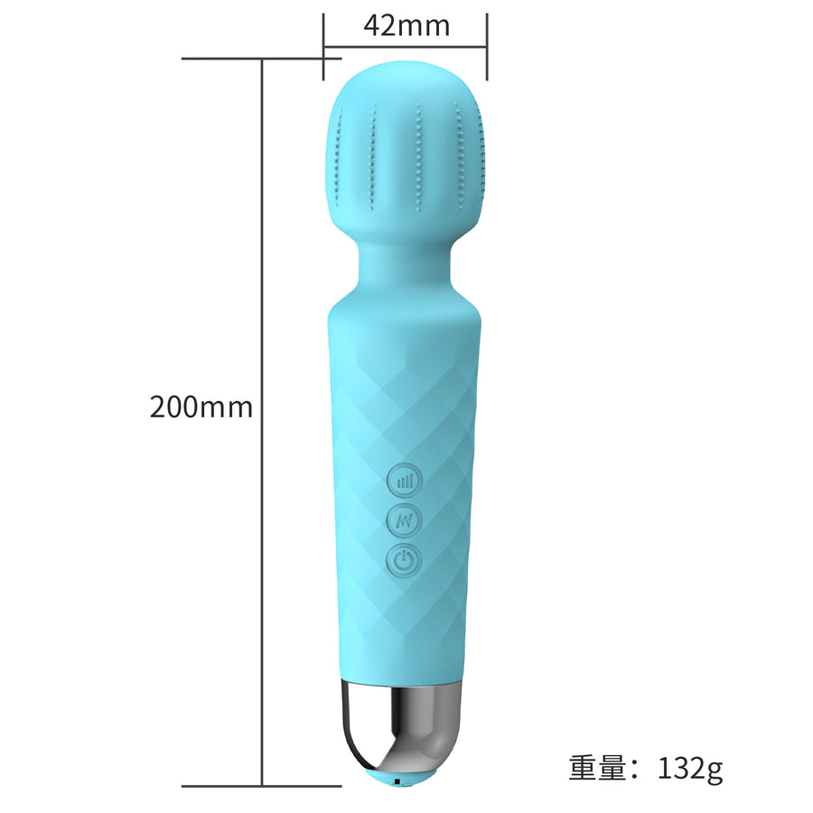Velvet Pulse Rechargeable Silicone Massager - AV004H