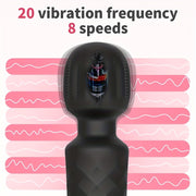 Velvet Pulse Rechargeable Silicone Massager - AV004H