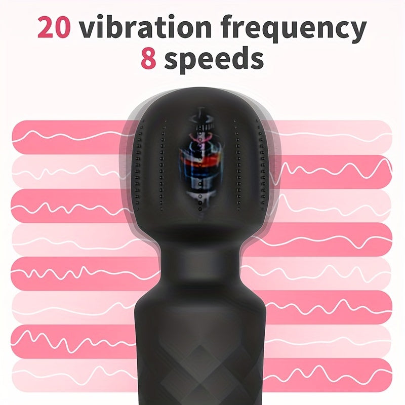 Velvet Pulse Rechargeable Silicone Massager - AV004H