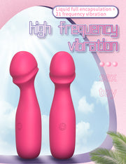 Velvet Pulse Liquid Silicone Mini Massager - YT002