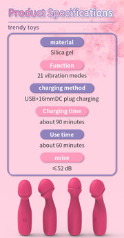 Velvet Pulse Liquid Silicone Mini Massager - YT002