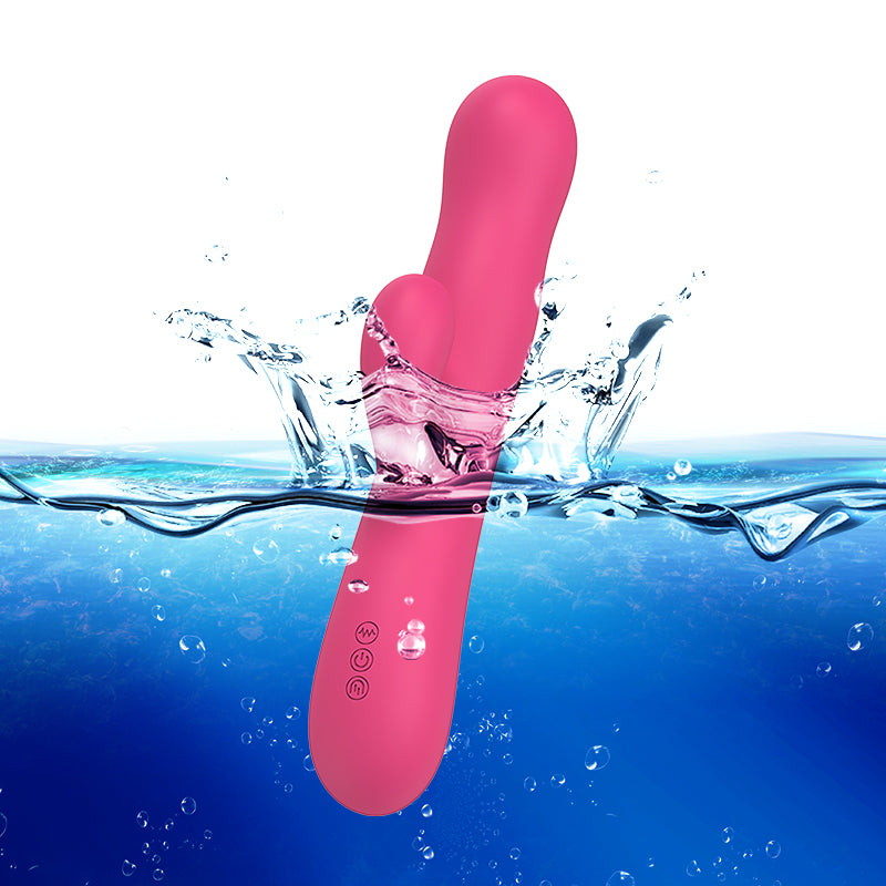 Velvet Pulse Liquid Silicone Dual-Mode Massager - YT009
