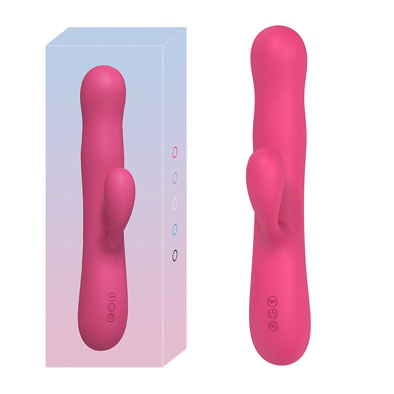 Velvet Pulse Liquid Silicone Dual-Mode Massager - YT009