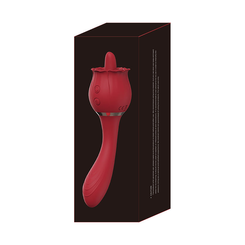 Velvet Pulse Petal Tongue & Vibration Massager - ZD057