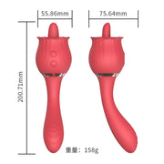 Velvet Pulse Petal Tongue & Vibration Massager - ZD057