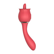Velvet Pulse Petal Tongue & Vibration Massager - ZD057