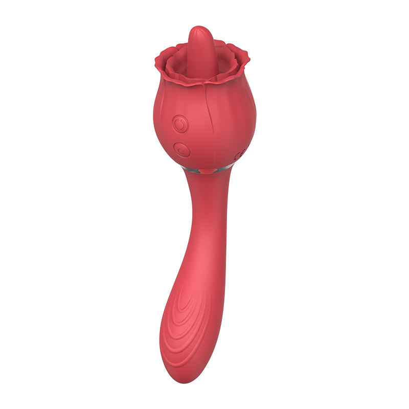 Velvet Pulse Petal Tongue & Vibration Massager - ZD057