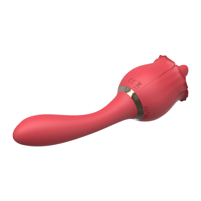 Velvet Pulse Petal Tongue & Vibration Massager - ZD057