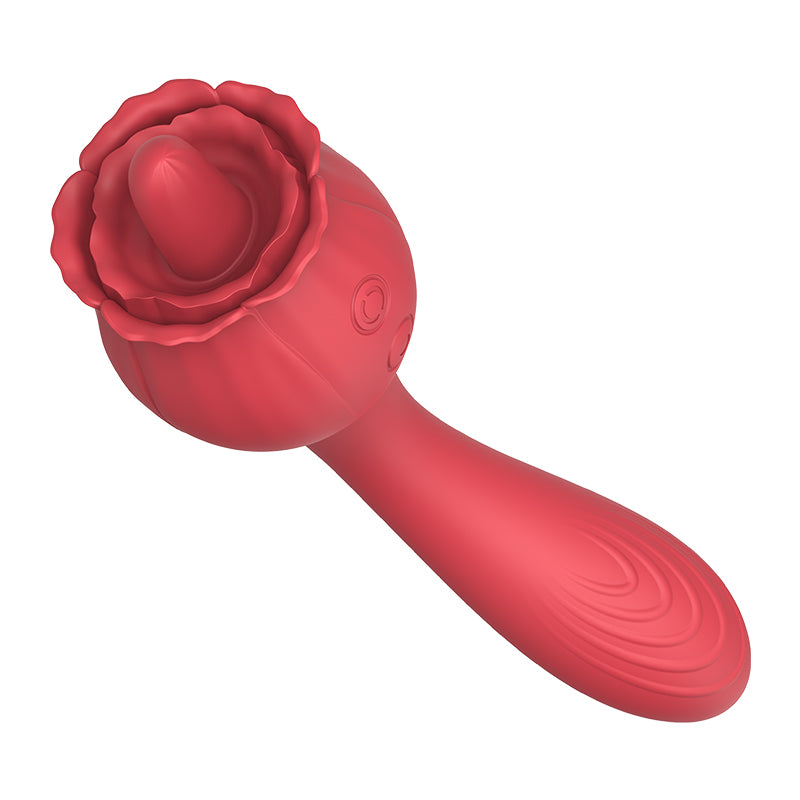 Velvet Pulse Petal Tongue & Vibration Massager - ZD057