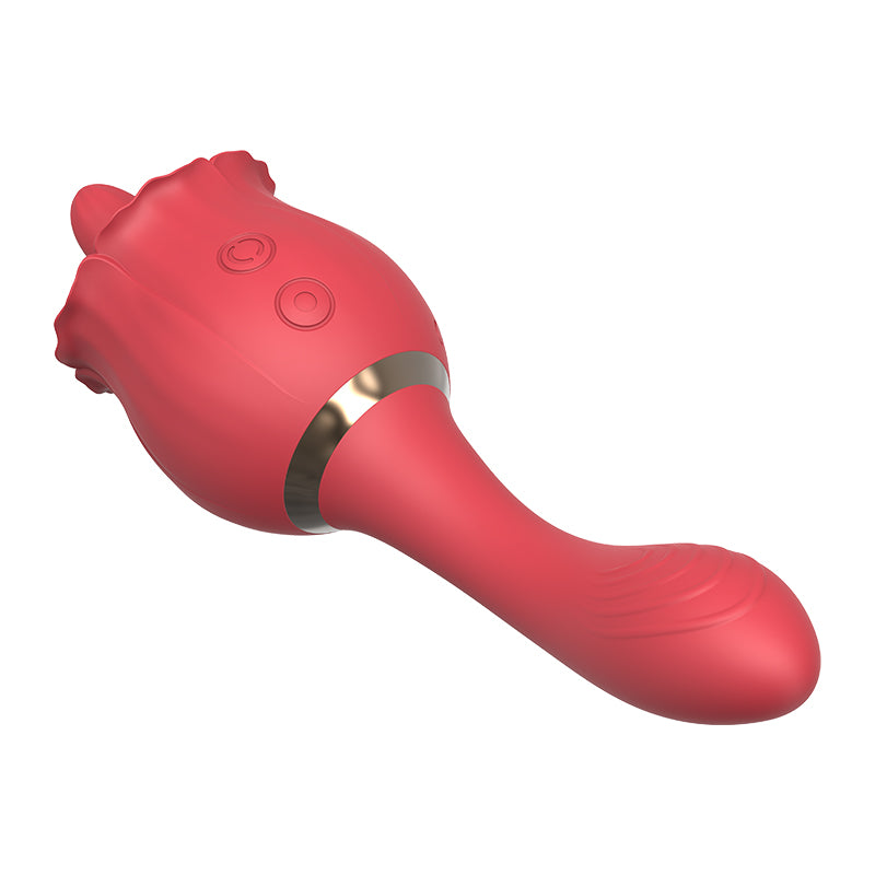 Velvet Pulse Petal Tongue & Vibration Massager - ZD057