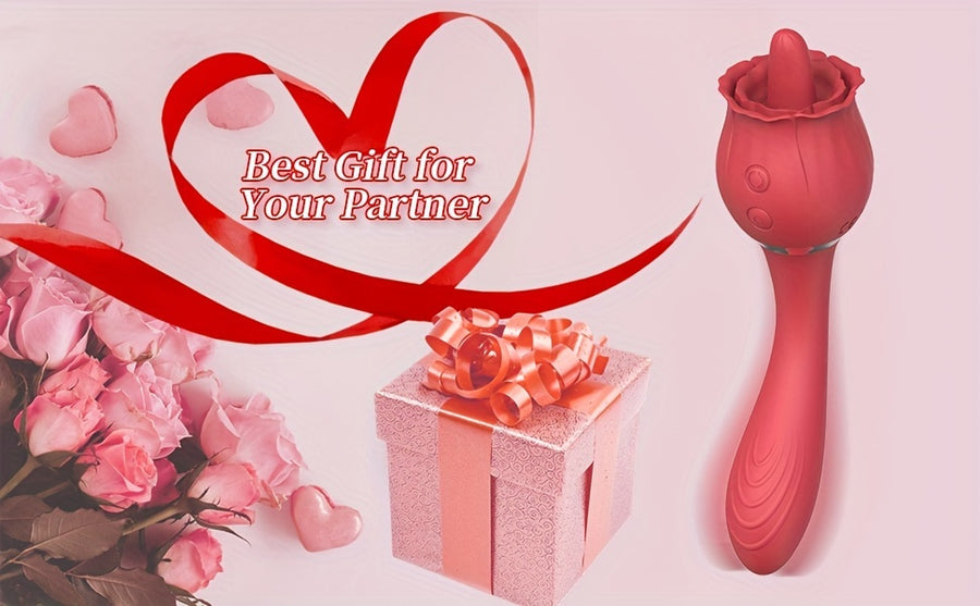 Velvet Pulse Petal Tongue & Vibration Massager - ZD057