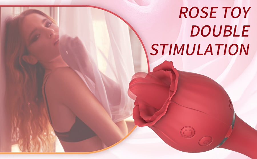 Velvet Pulse Petal Tongue & Vibration Massager - ZD057