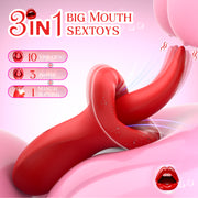 Velvet Pulse Tongue Motion Massager - ZD066D